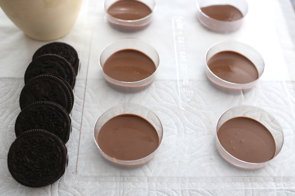 chocolate covered cookie molds