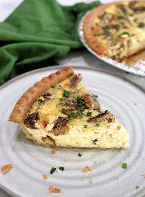 Cheese and Mushroom Quiche | Kid Friendly Recipe | Busy Little Chefs