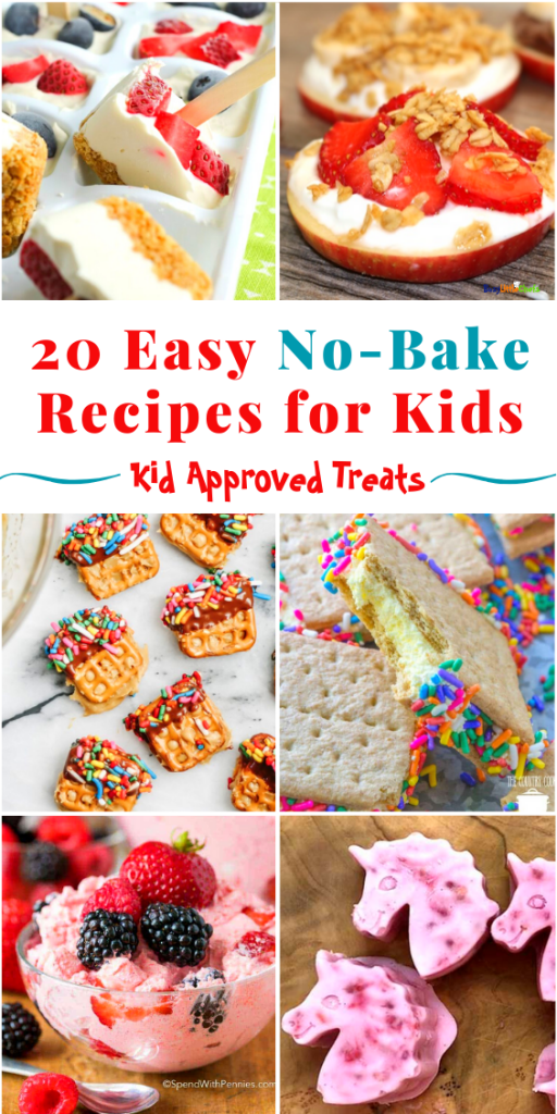 20 No Bake Recipes For Kids  512x1024 